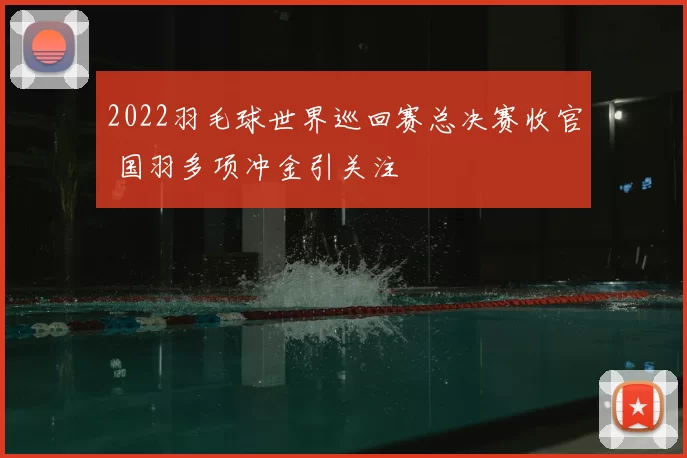 2022羽毛球世界巡回赛总决赛收官 国羽多项冲金引关注